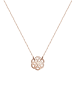 Elli Halskette 925 Sterling Silber Blume, Ornament in Rosegold