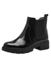 Tamaris WIDE FIT Chelsea Boot in BLACK PAT.