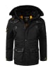 Geographical Norway Winterjacke in Schwarz