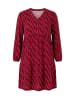 Ulla Popken Kleid in dunkel weinrot