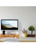 relaxdays Monitorständer in Natur - (B)56 x (H)12 x (T)27 cm