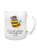 Mr. & Mrs. Panda Tee Tasse Hummel flauschig mit Spruch in Transparent