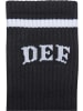 DEF Socke "College Socks" in Schwarz