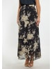 faina Damen Rock in Schwarz Blume