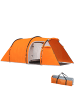 Outsunny Tunnelzelt in Orange 426L x 206B x 154H cm