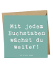 Mr. & Mrs. Panda Grußkarte Spruch Schulanfang Inspiration mit Sp... in Meeresbrise