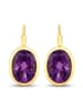 Rafaela Donata Ohrringe Sterling Silber Amethyst in gelbgold