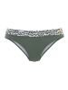 LASCANA Bikini-Hose in oliv-bedruckt