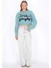 myMo Sweater in turquoise