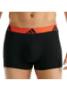 adidas 3er Pack Trunk Active Flex Cotton in Schwarz