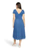 Vera Mont Cocktailkleid im Glitzer-Look in Silver/Light Blue