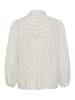 Kaffe Langarm-Bluse KAsidsel Regular fit in Turtledove/Black Stripe