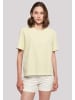 F4NT4STIC Ladies Everyday Tee Escape Discover the World Tree Birds in softyellow