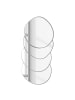 Butlers Spiegeluntersetzer MIRROR 4er-Set in Silber