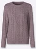 WITT WEIDEN Strickpullover in burgund-meliert