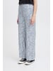 ICHI Casual Hose IHAYA Regular fit in Della Robbia Blue Dot Aop