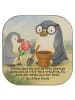 Mr. & Mrs. Panda Coaster Pinguin Opa Blumen pflanzen Design mit ... in Weiß