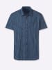 WITT WEIDEN Kurzarm-Hemd in marine-jeansblau-kariert