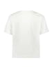 CARTOON Kurzarm-Shirt mit Rundhalsausschnitt in Patch Creme/Yellow