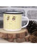 Mr. & Mrs. Panda Tasse Hummeln Kleeblatt ohne Spruch in Gelb Pastell