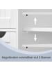 VASAGLE Badezimmerschrank Sofie in Weiß - (B)30 x (H)82 x (T)55 cm