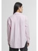 Urban Classics Urban Classics Ladies Oversized Striped Blouse in softpink/white