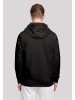 F4NT4STIC Basic Hoodie Schmetterling Skull HOODIE in schwarz