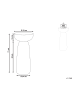 Beliani Beistelltisch CADINI in Weiß - (W) 33 x (H) 71 x (L) 33 cm