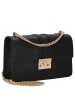 Seidenfelt Roros East-West - Umhängetasche 23 cm (soft cream) in schwarz gold