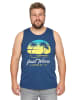 Men Plus Tank Top in tiefseeblau