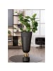 GILDE Vase Nama schwarz - (H) 39,5 cm