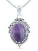 mantraroma 925er Silber - Ketten (L) 20 x (B) 37 mm mit Amethyst