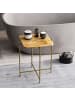 CALICOSY Beistelltisch JAMIE in Gold - (W) 46  x (H) 56  x (L) 46  cm