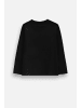Coccodrillo Langarmshirt Halloween in schwarz