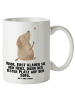 Mr. & Mrs. Panda Becher Hund Liebe mit Spruch in Weiß