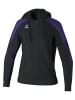 erima Trainingsjacke Mit Kapuze in schwarz/ultra violet