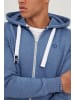 !SOLID Kapuzensweatjacke in blau