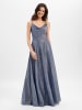 Marie Lund Abendkleid in indigo silber - 0001