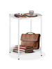 tectake Beistelltisch Oxford 45,5 x 45,5 x 53 cm, weiß