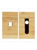 relaxdays Kabelbox in natur - (B)25,5x (H)14 x (T)14 cm