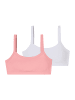 Schiesser Bustier Fresh Vibe in weiss, rosa