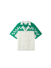Casablanca  Casa Blanca Chequered Crochet Shirt