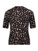 Betty Barclay Printshirt mit Stehkragen in Braun/Beige