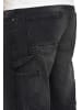 SOUL STAR Jeans - S2CHEB Lange Hose Carpenter Bermuda Regular-Fit Workwear in Black