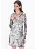 myMo ROCKS Women Dress in grey multicolor