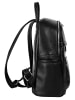 Samantha Look Rucksack echt Leder in schwarz