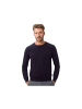 BRAX  Strickpullover für Herren in unifarben in dunkel-blau