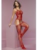 PETITE FLEUR GOLD Bodystocking in rot