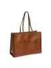 BRIC`s Volterra Shopper Tasche M Leder 40.5 cm Laptopfach tobacco