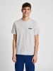 Hummel Hummel T-Shirt Hmllgc Herren Atmungsaktiv in GREY MELANGE/BLUE NIGHTS